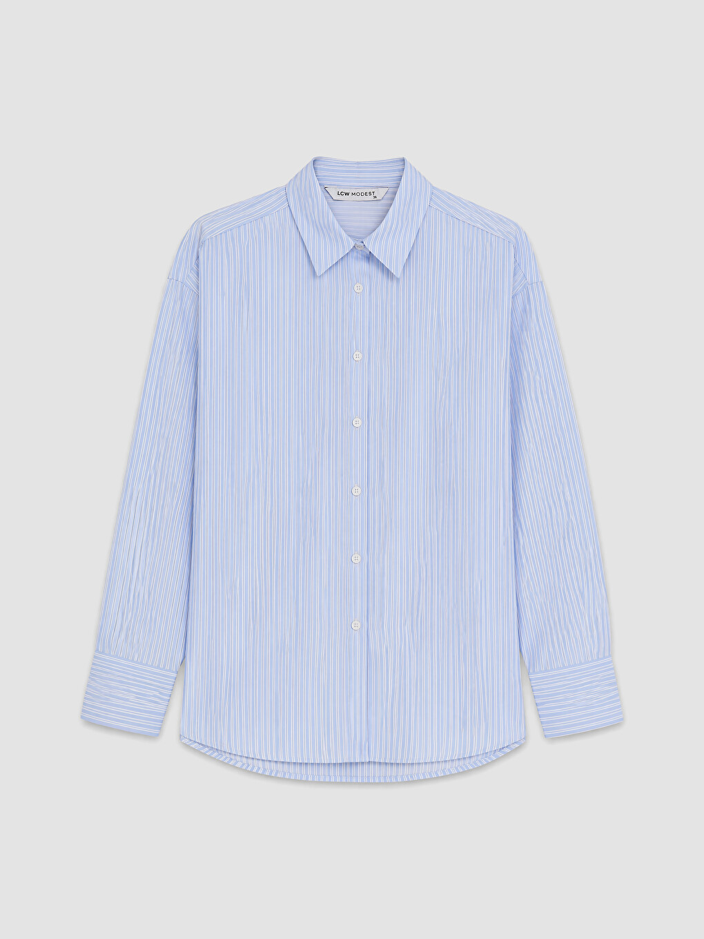 Striped Poplin Women's Shirt