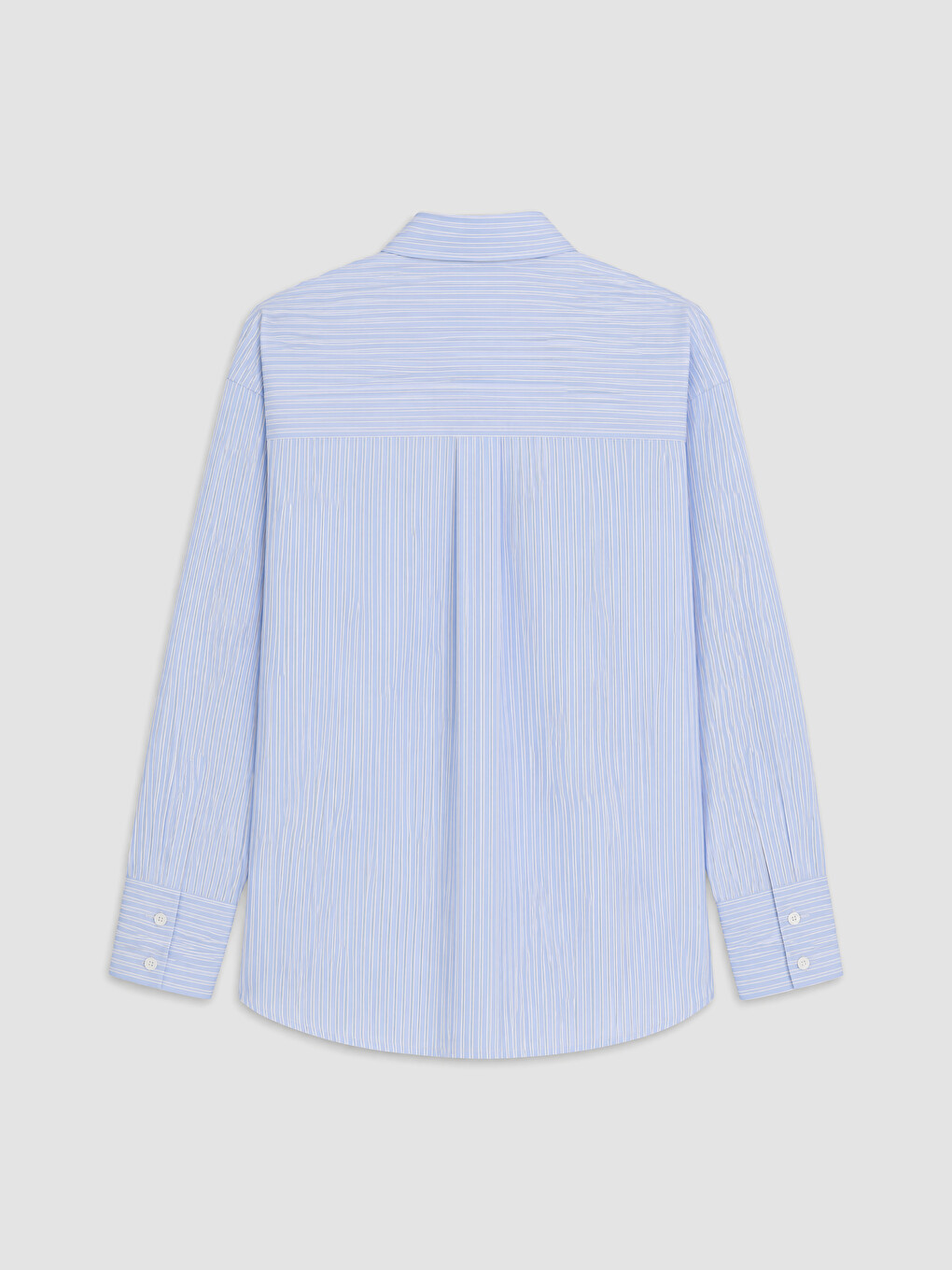 Striped Poplin Women's Shirt-2