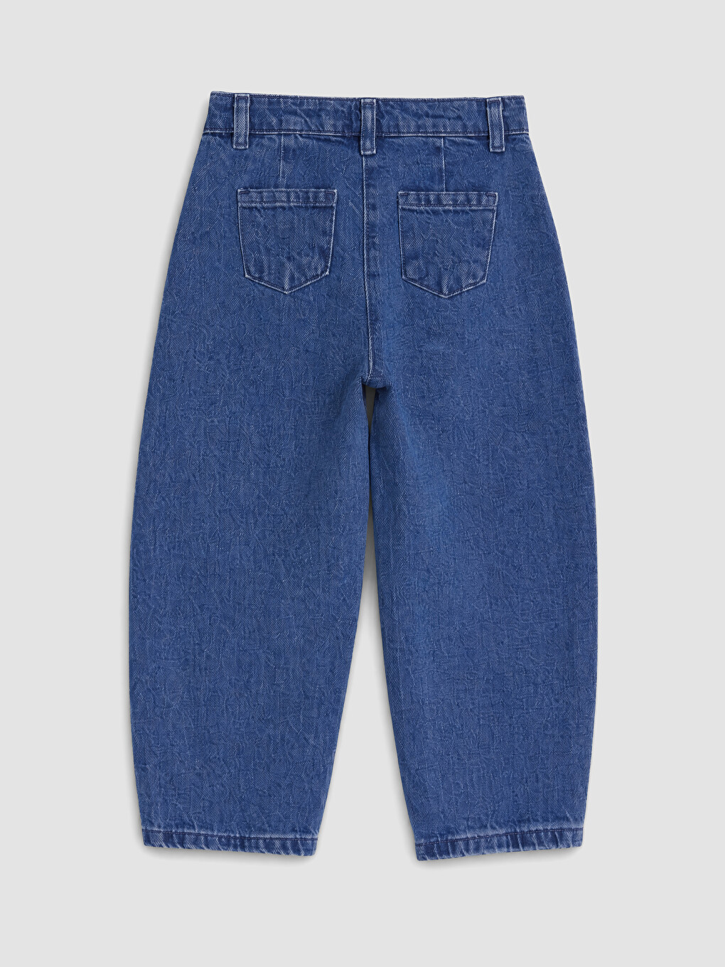 İndigo Regular Fit Nakışlı Kız Çocuk Jean-3