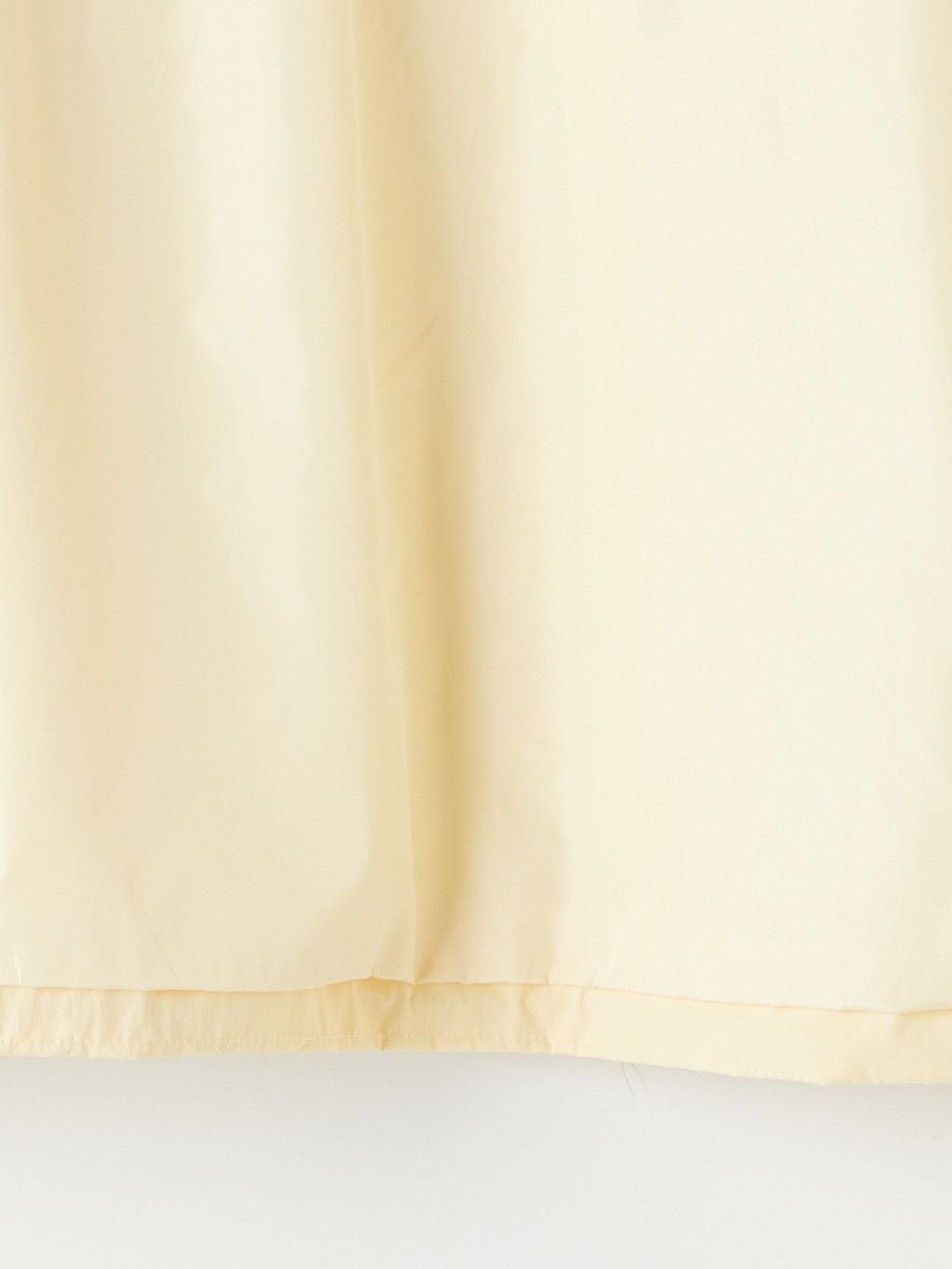Sarı Dik Yaka Oversize Kadın Yağmurluk-7