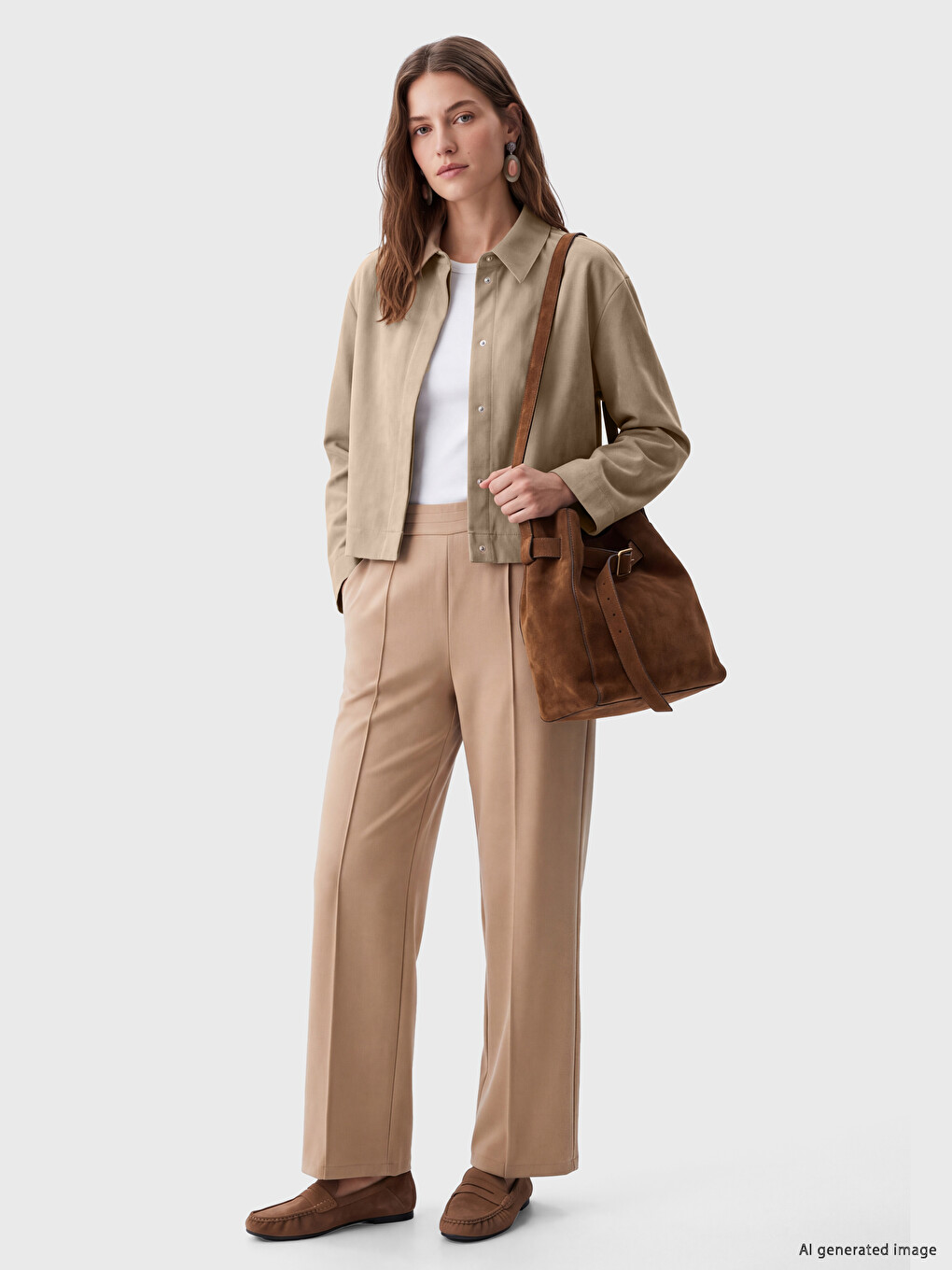Woman Beige Shirt-1
