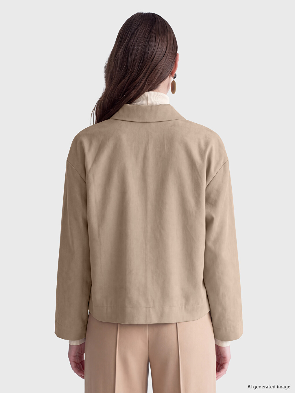 Woman Beige Shirt-3