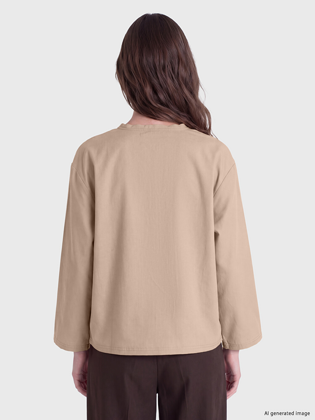 Decorated Buttoned Oversize Women's Kimono-3