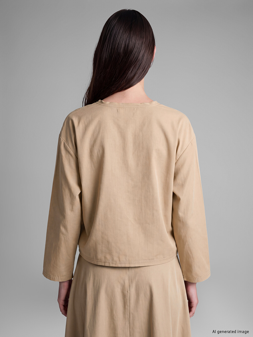 Decorated Buttoned Oversize Women's Kimono-2