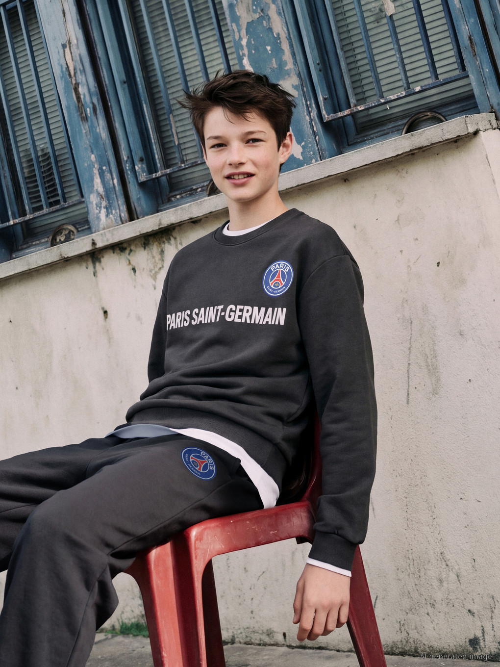 Paris Saint-germain Boys' Tracksuit Set-1
