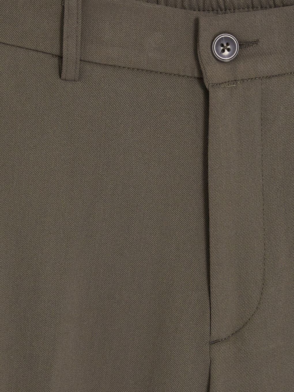 Haki Regular Fit Erkek Pantolon-2