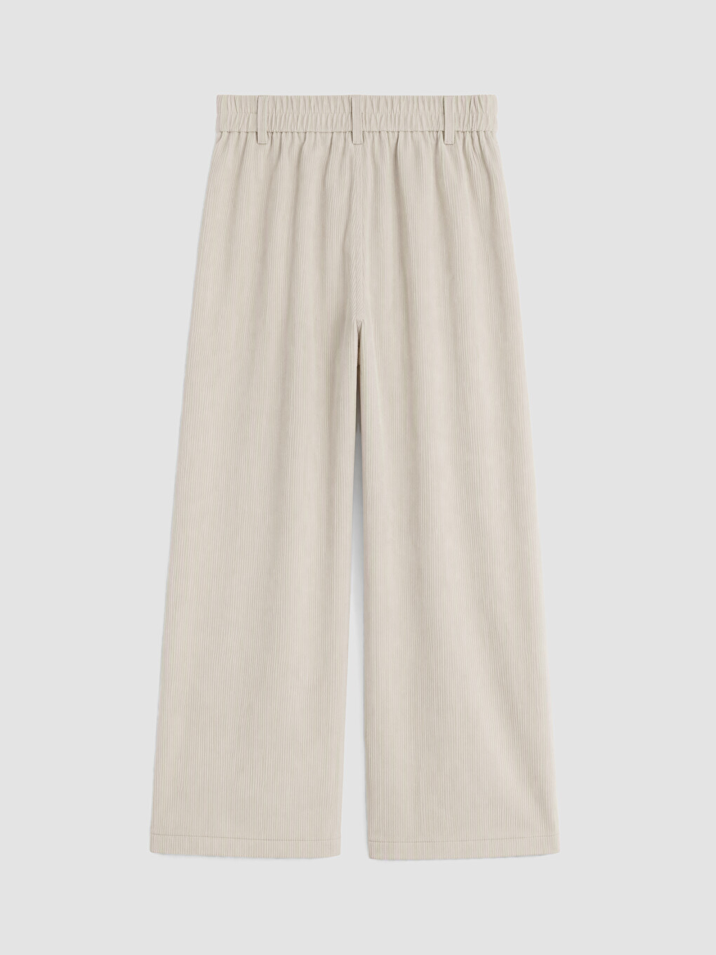 Elastic Waist Pleated Women's Velvet Trousers-6