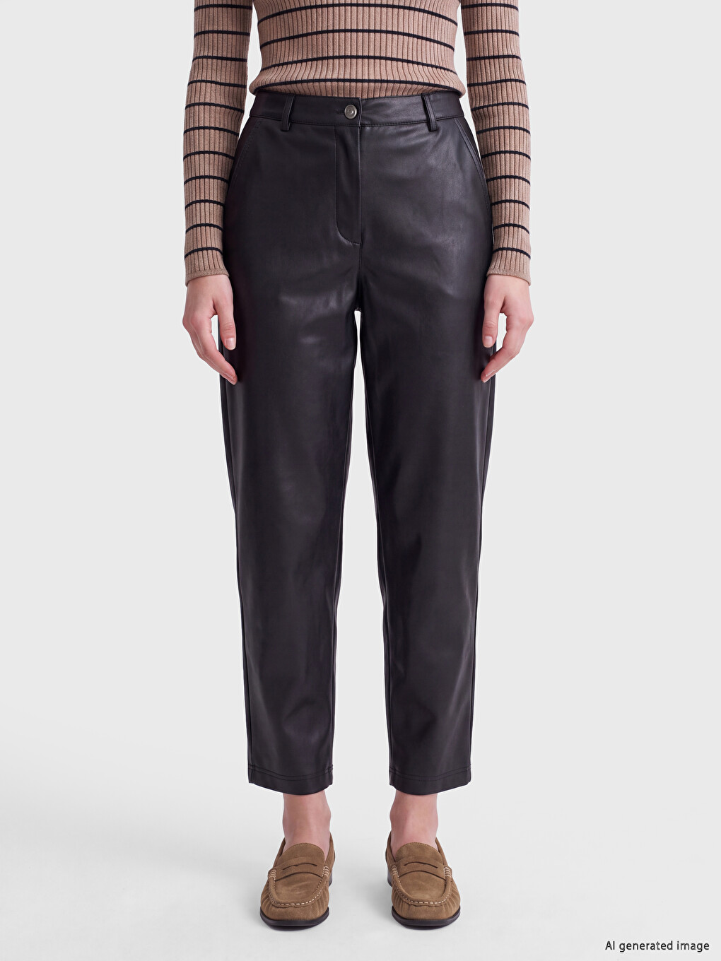 Regular Fit Women's Trousers-1