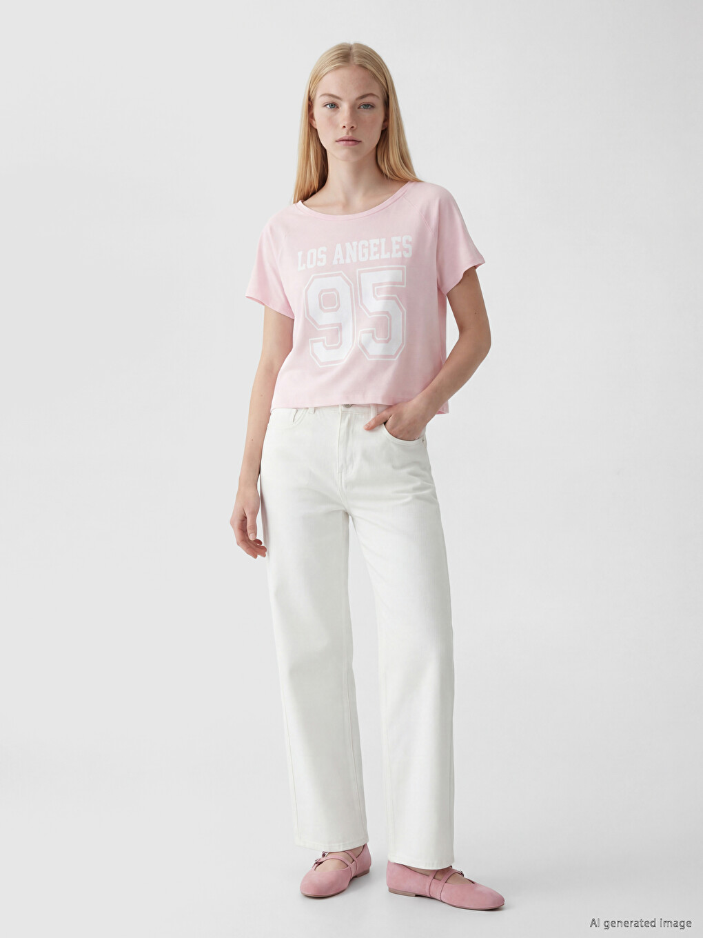 Los Angeles Printed Women's T-Shirt-1