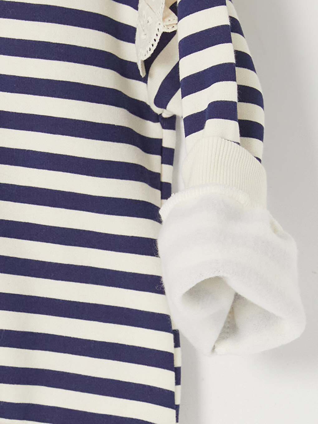Striped Girls' Thick Sweatshirt-3