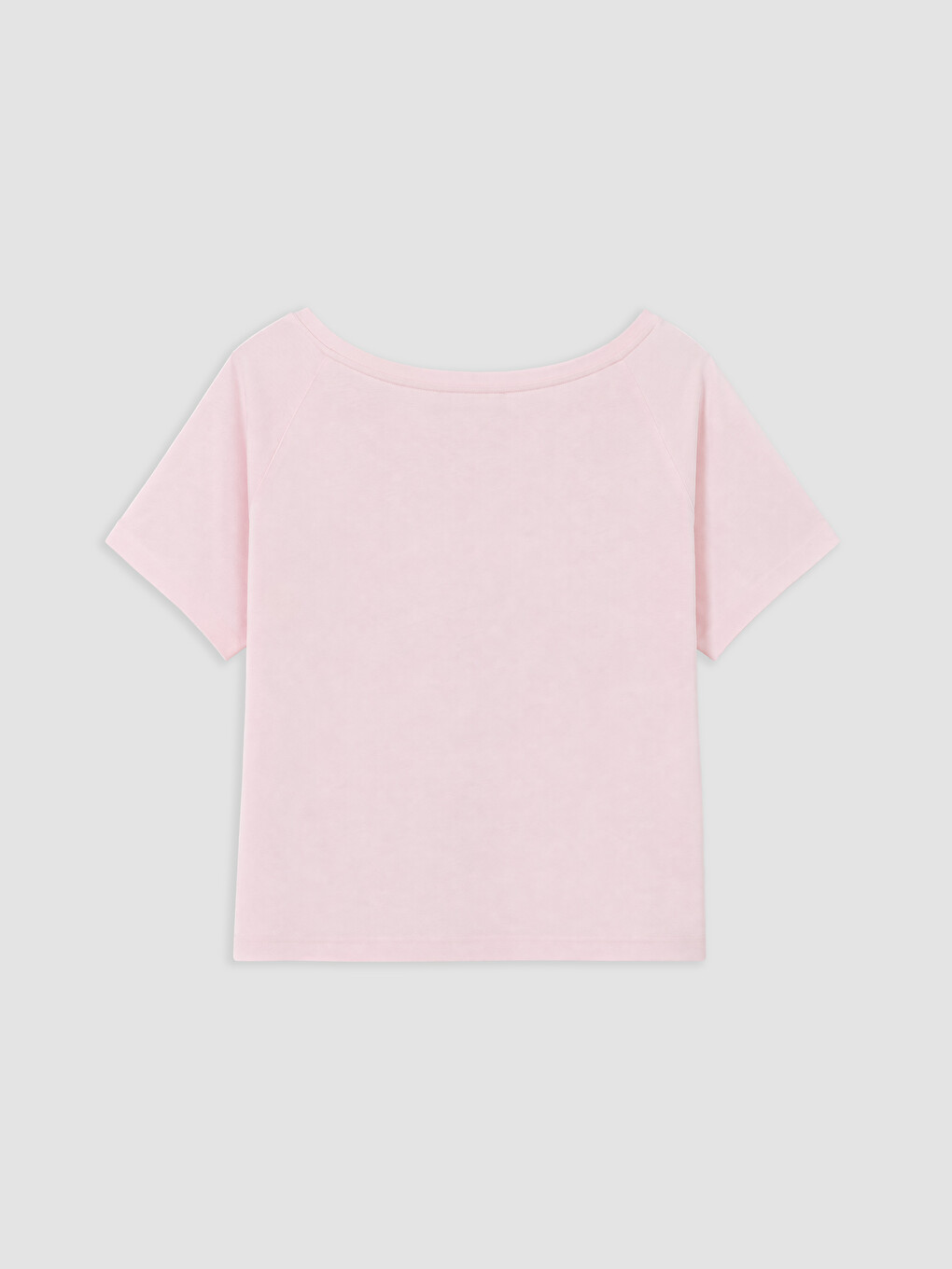 Pembe Los Angeles Baskılı %100 Pamuklu Kadın Tişört-5