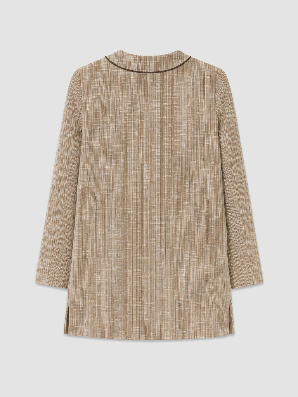 Woman Brown Cardigan-1