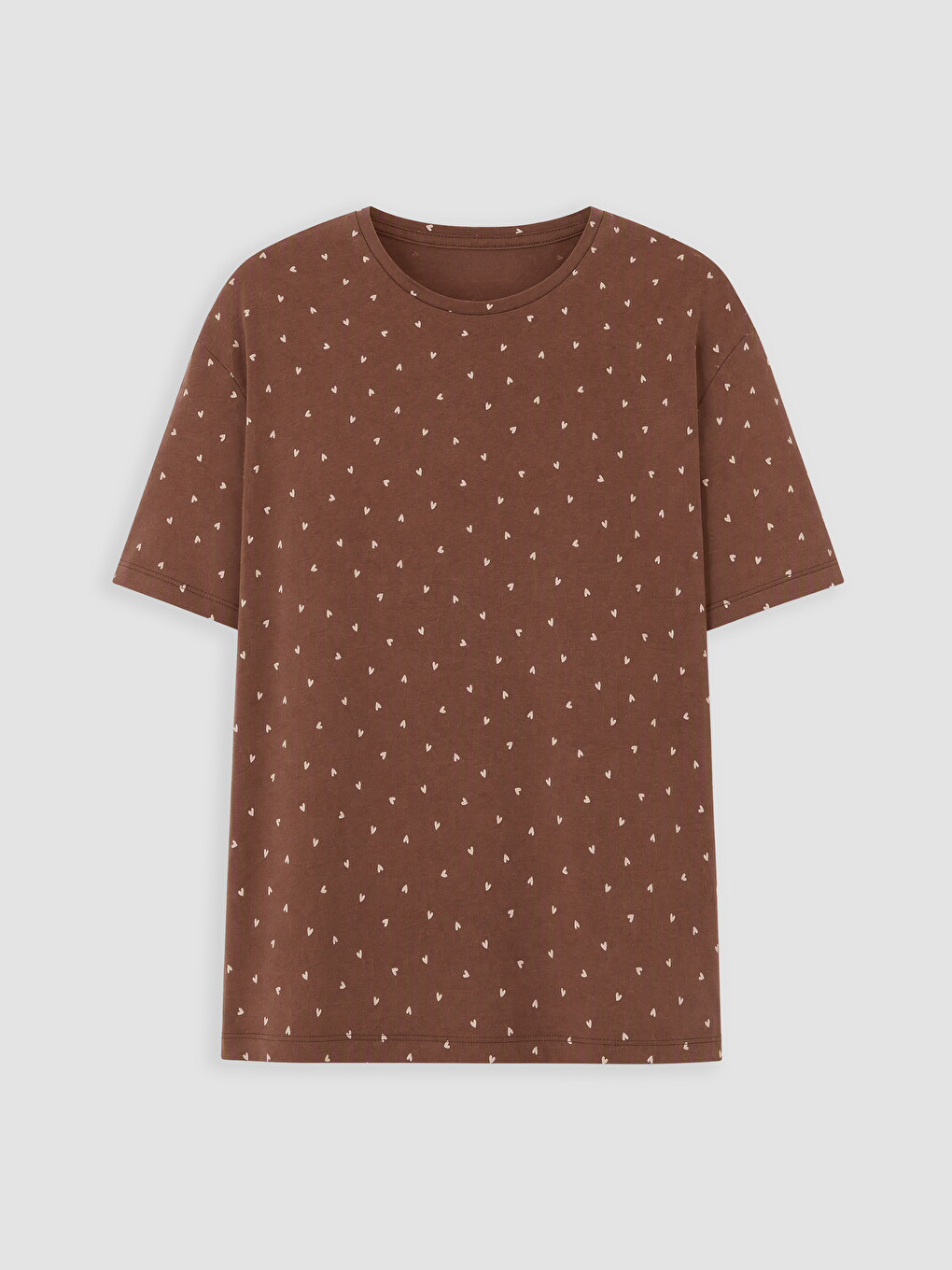 Crew Neck Patterned Women's Pyjamas-1