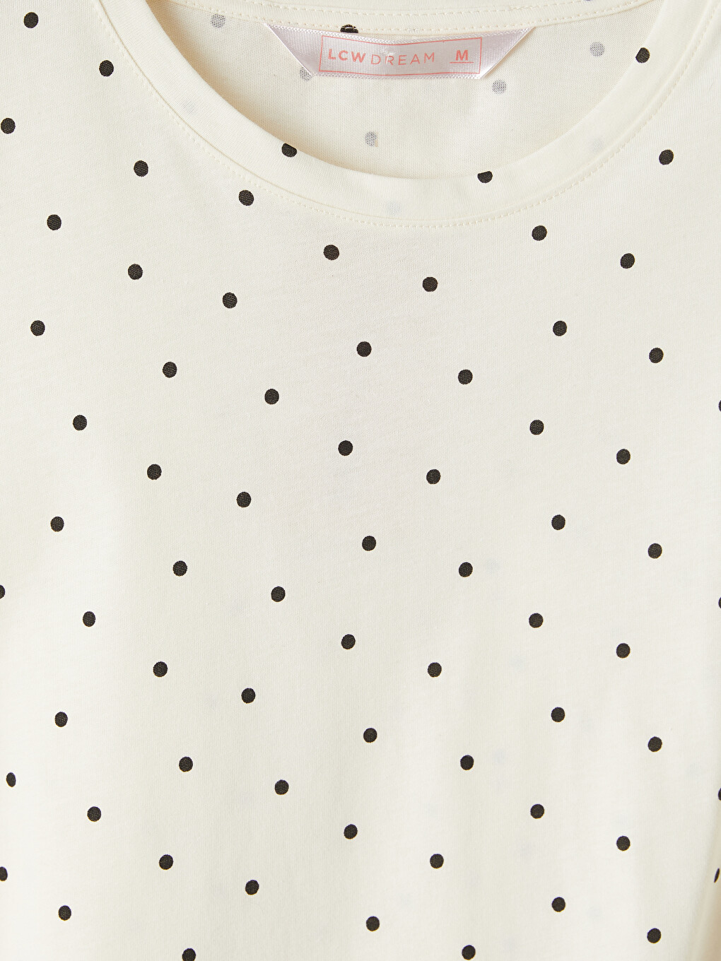 Crew Neck Polka Dot Women's Pyjamas Set-6