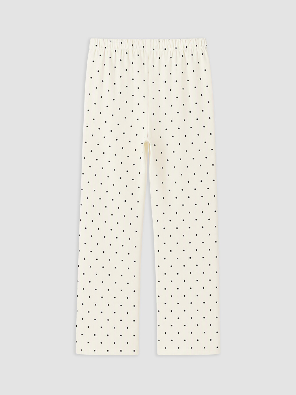 Crew Neck Polka Dot Women's Pyjamas Set-10