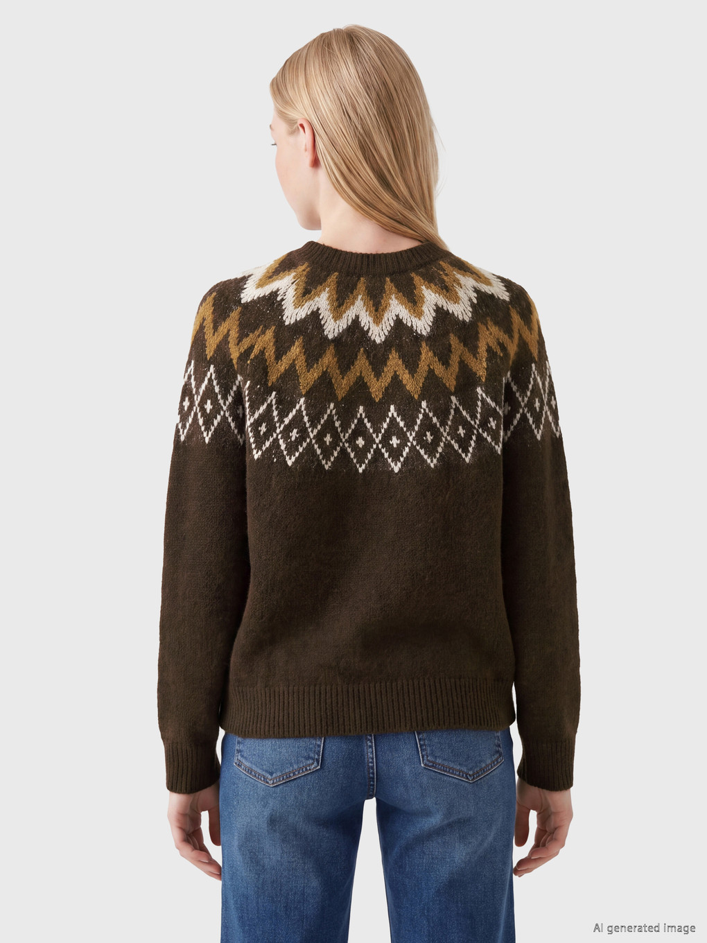 Woman Brown Sweater-3