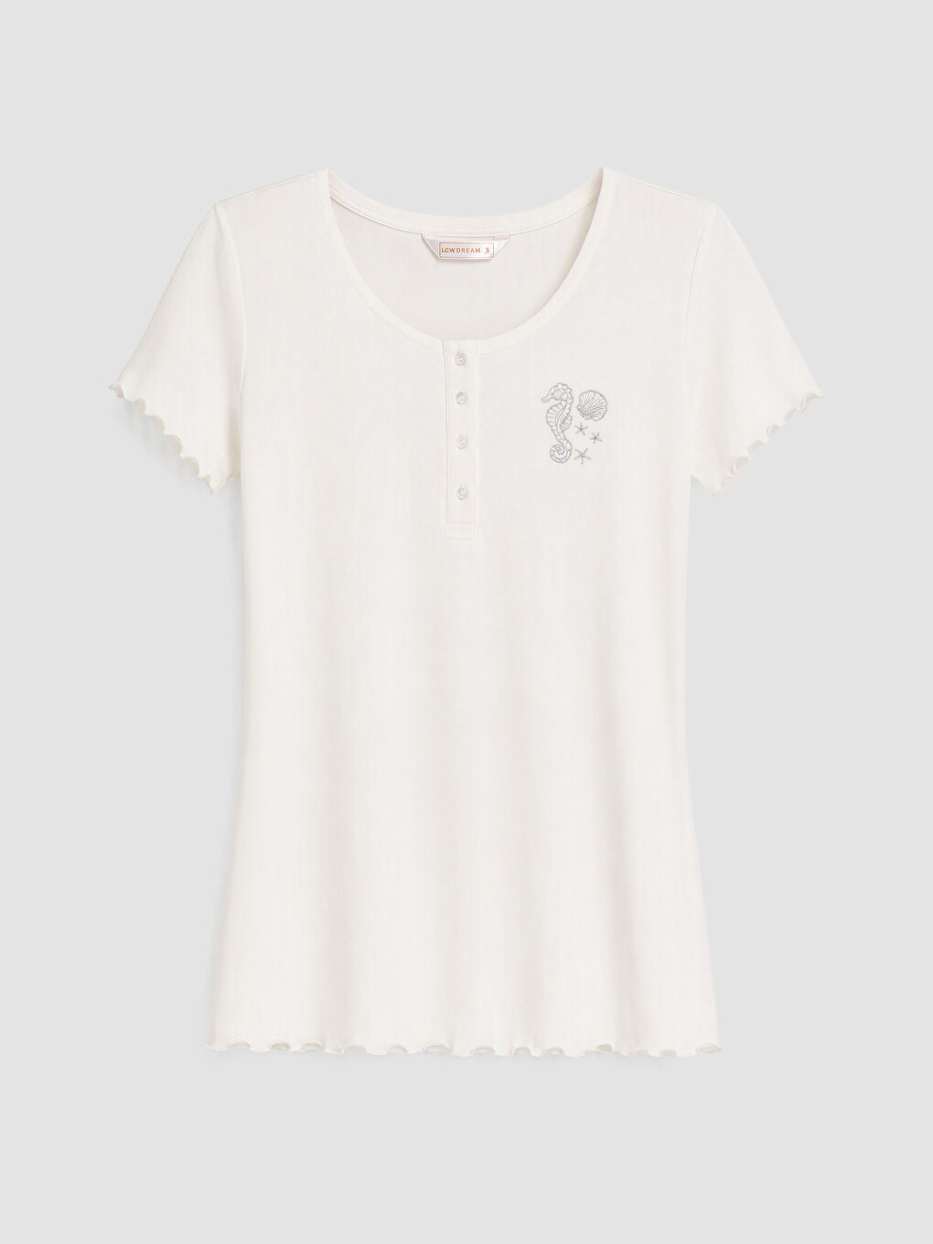 Sarı Bisiklet Yaka Baskılı Kadın Pijama Takımı-5