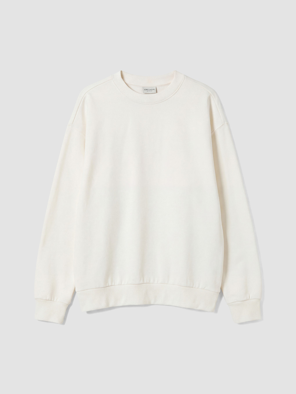 Crew Neck Girls' Thick Sweatshirt