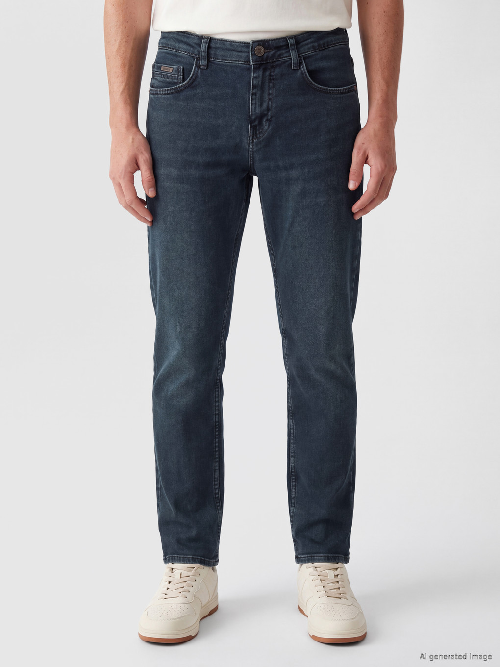 Man Green Jeans-1