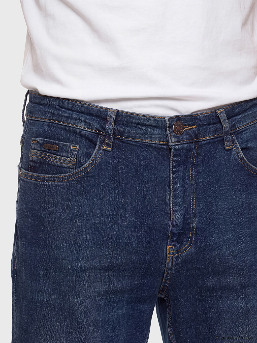 Blugi Slim Fit Din Țesătură Stretch Premium-3