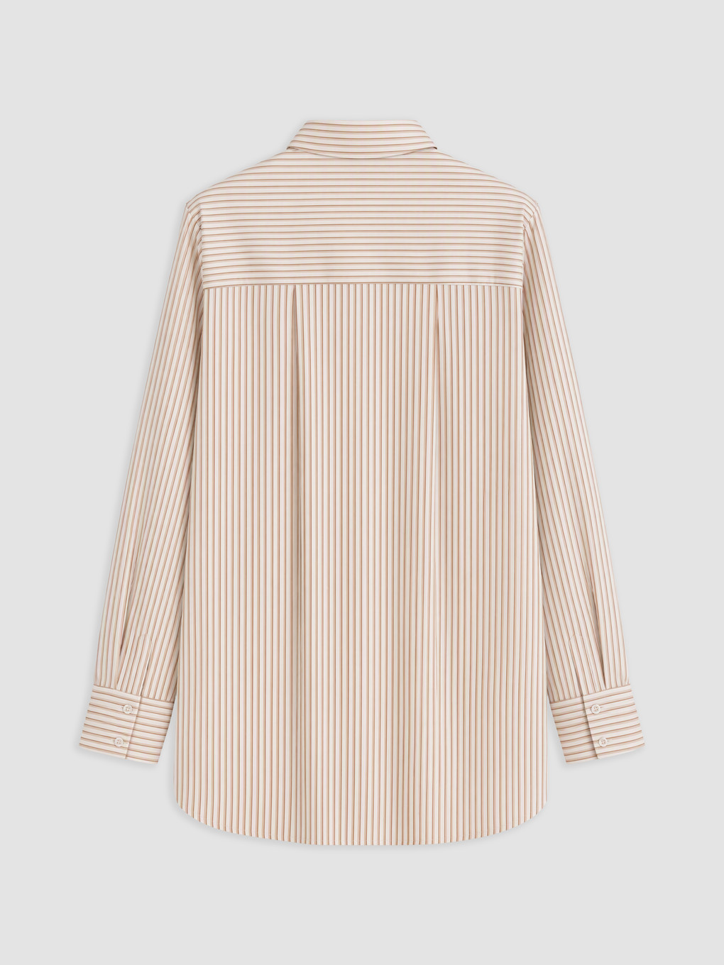 Striped Poplin Women's Shirt Tunic-5