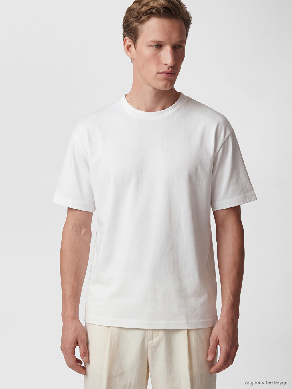 Crew Neck Men's T-shirt 2 Pack-4