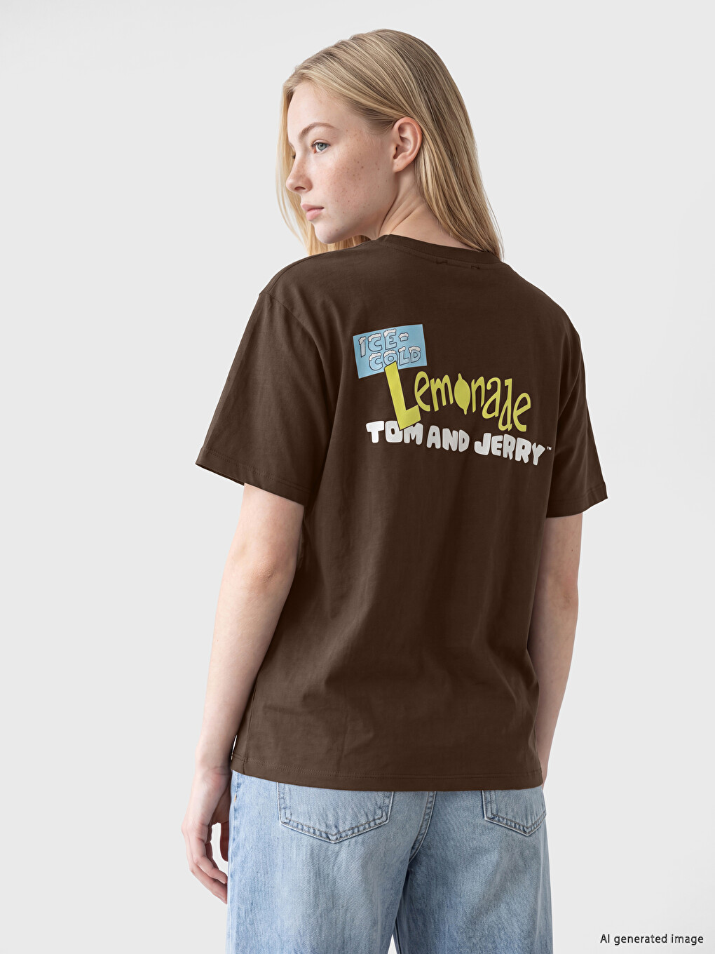 T-shirt E Stampuar Tom & Jerry Për Gra