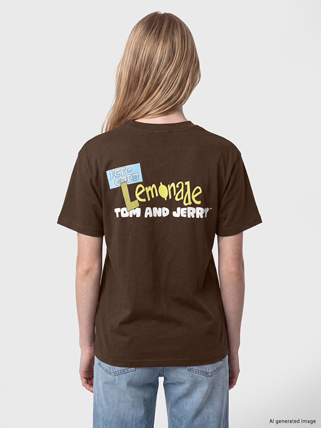 T-shirt E Stampuar Tom & Jerry Për Gra-3