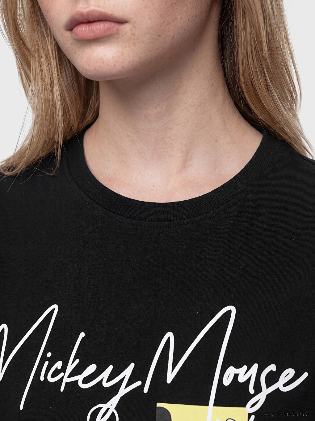 T-shirt Pambuku 100% Me Miçki Maus Të Stampuar Për Gra-2