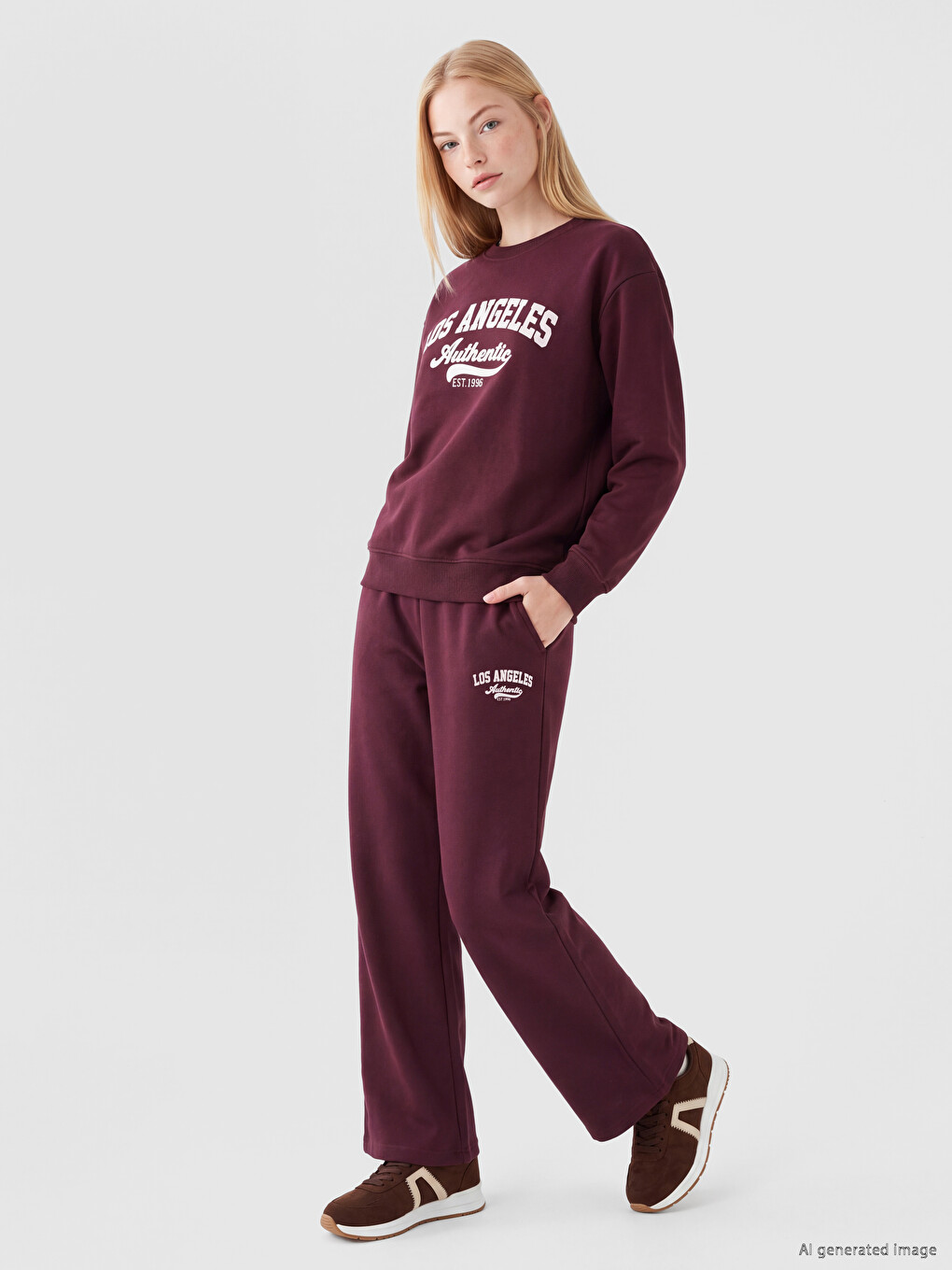 Printed Women's Sweatpants-1