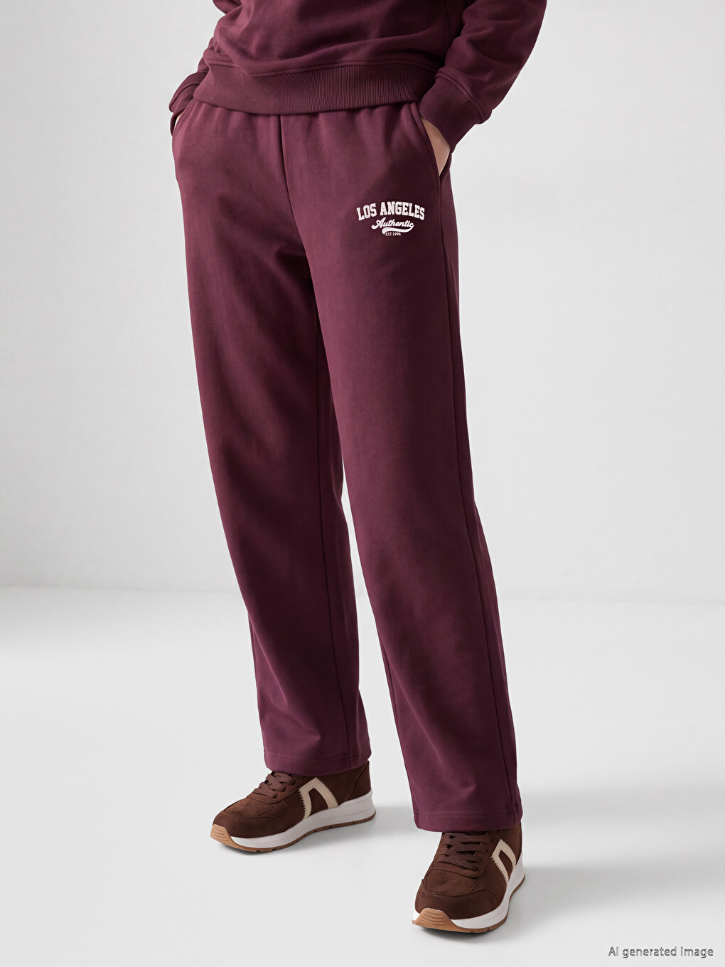 Printed Women's Sweatpants-2