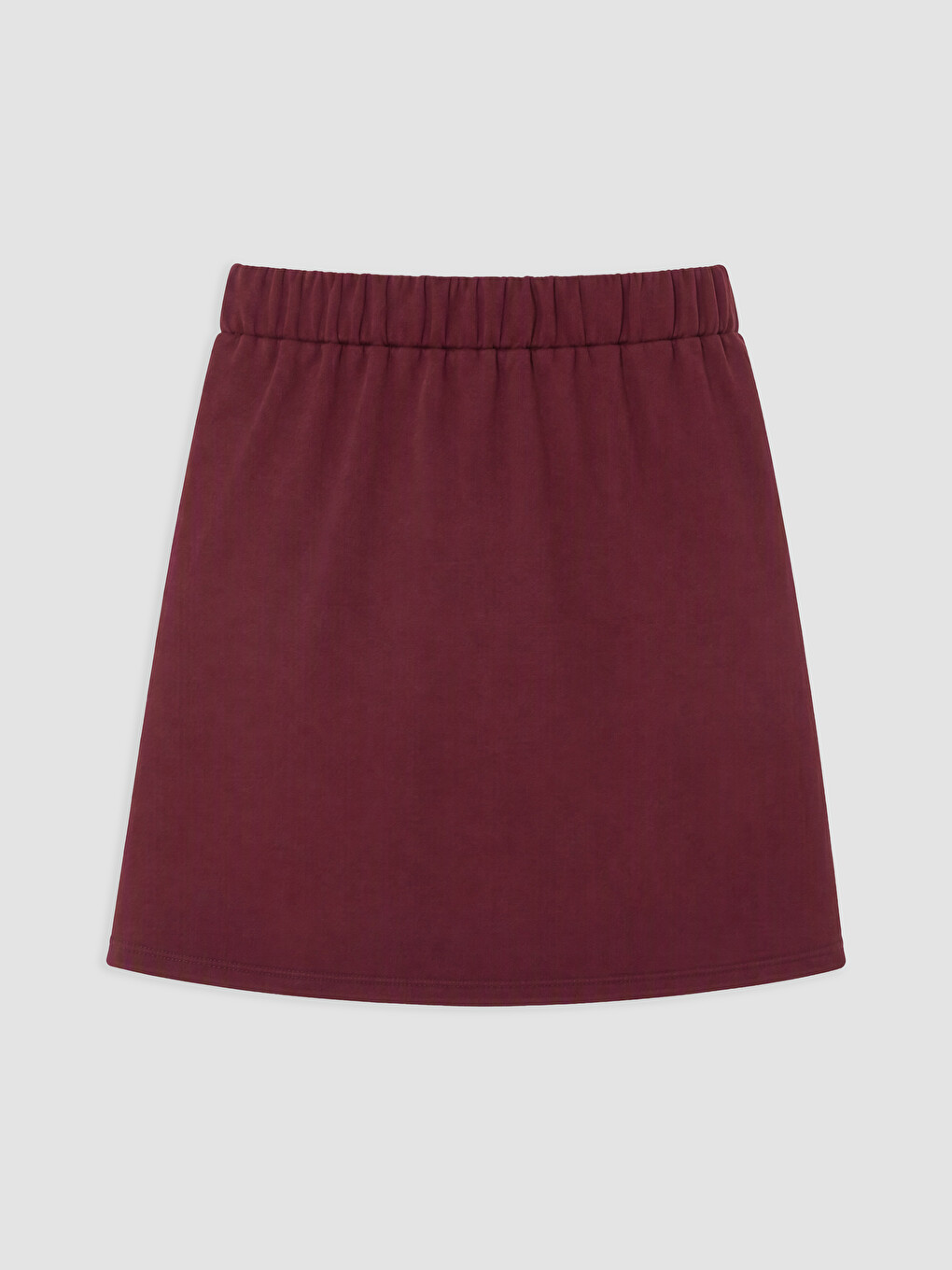 Bordo Fiyonk Detaylı Kız Çocuk Etek-1