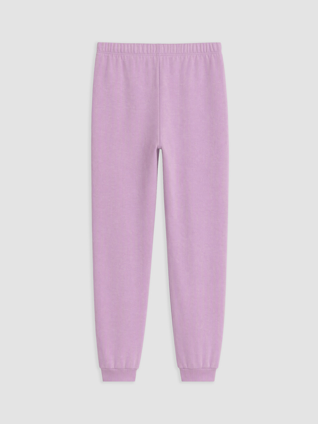 Lila Bisiklet Yaka Kız Çocuk Pijama Takım-4