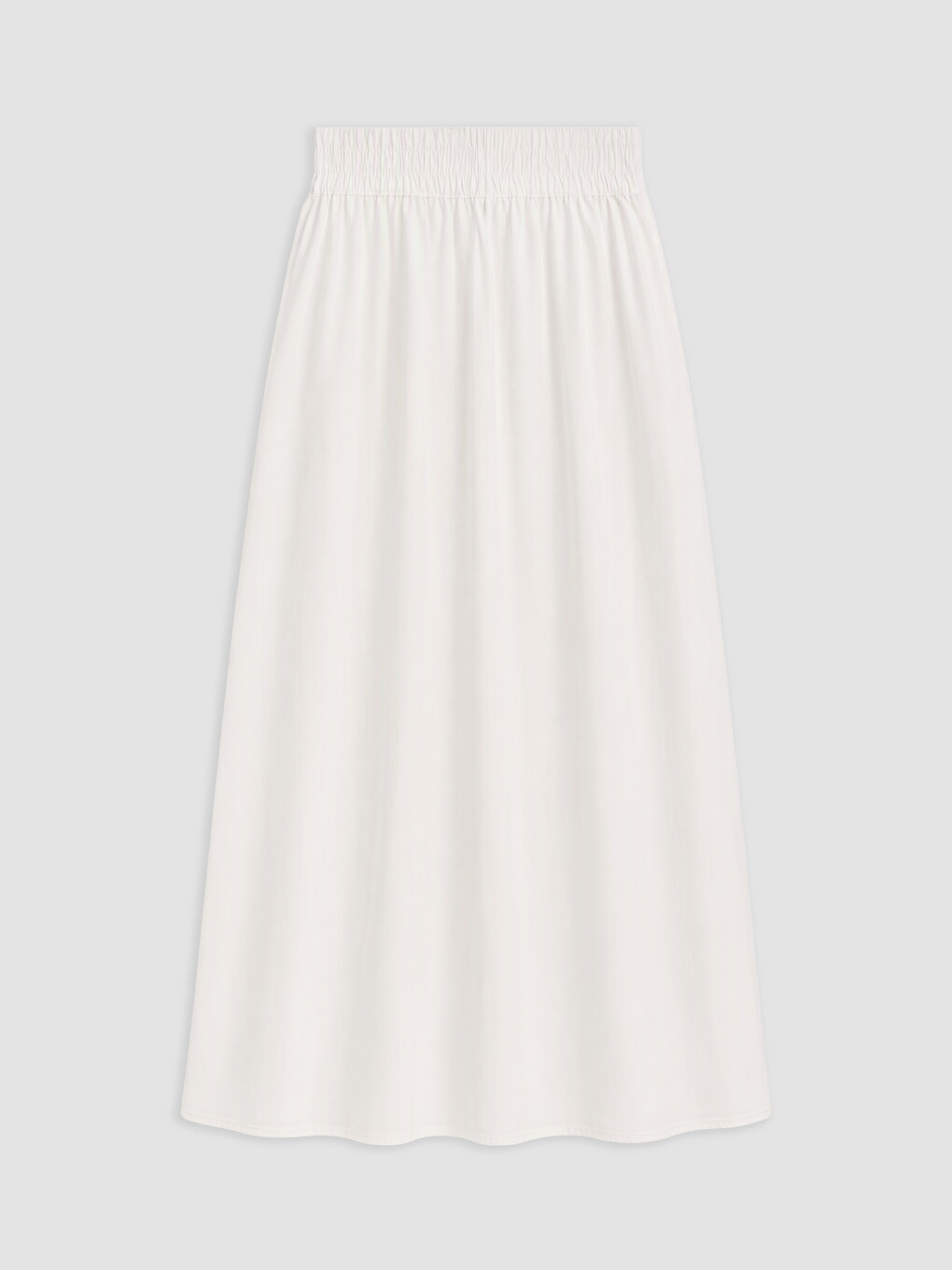 Elastic Waist Flared Skirt-5