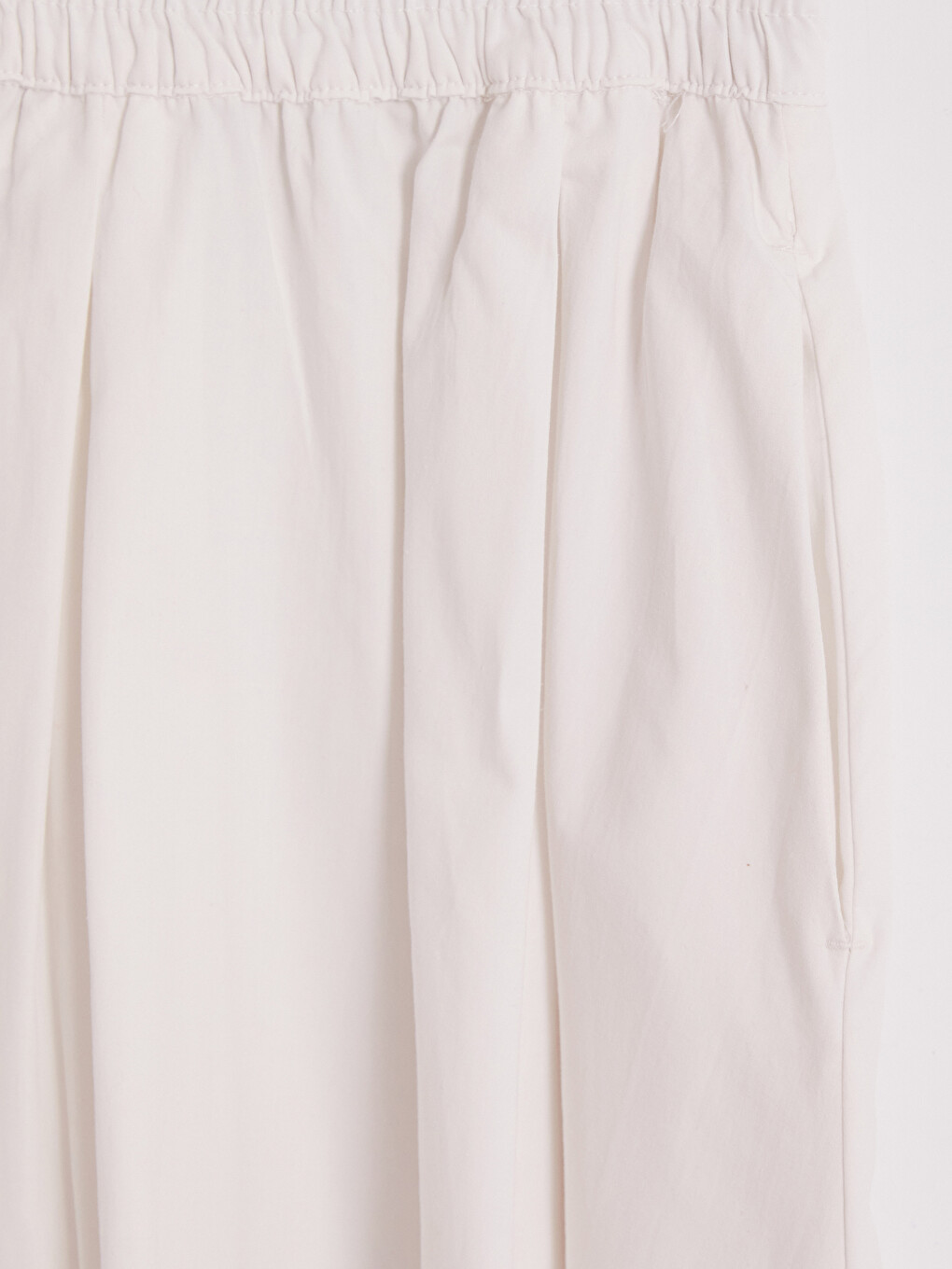 Elastic Waist Flared Skirt-6