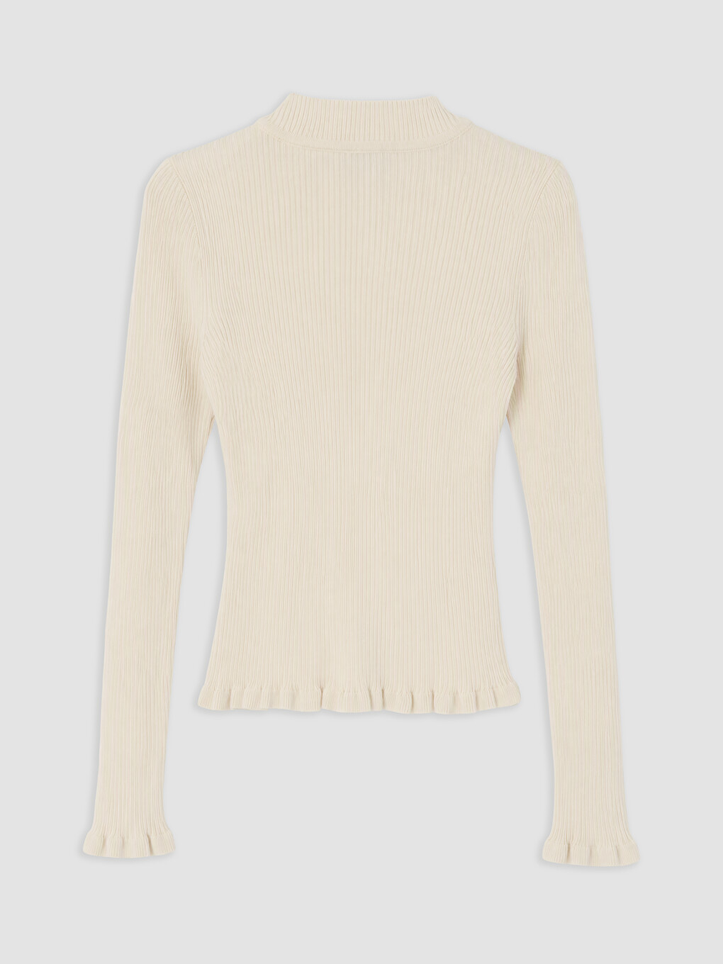 Mock Neck Women's Knitwear Sweater-1