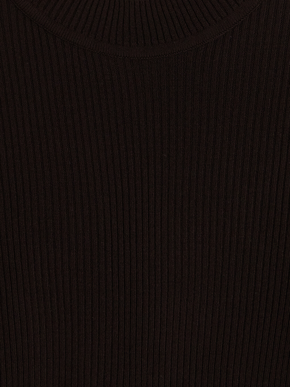 Mock Neck Striped Women's Knitwear Sweater-2