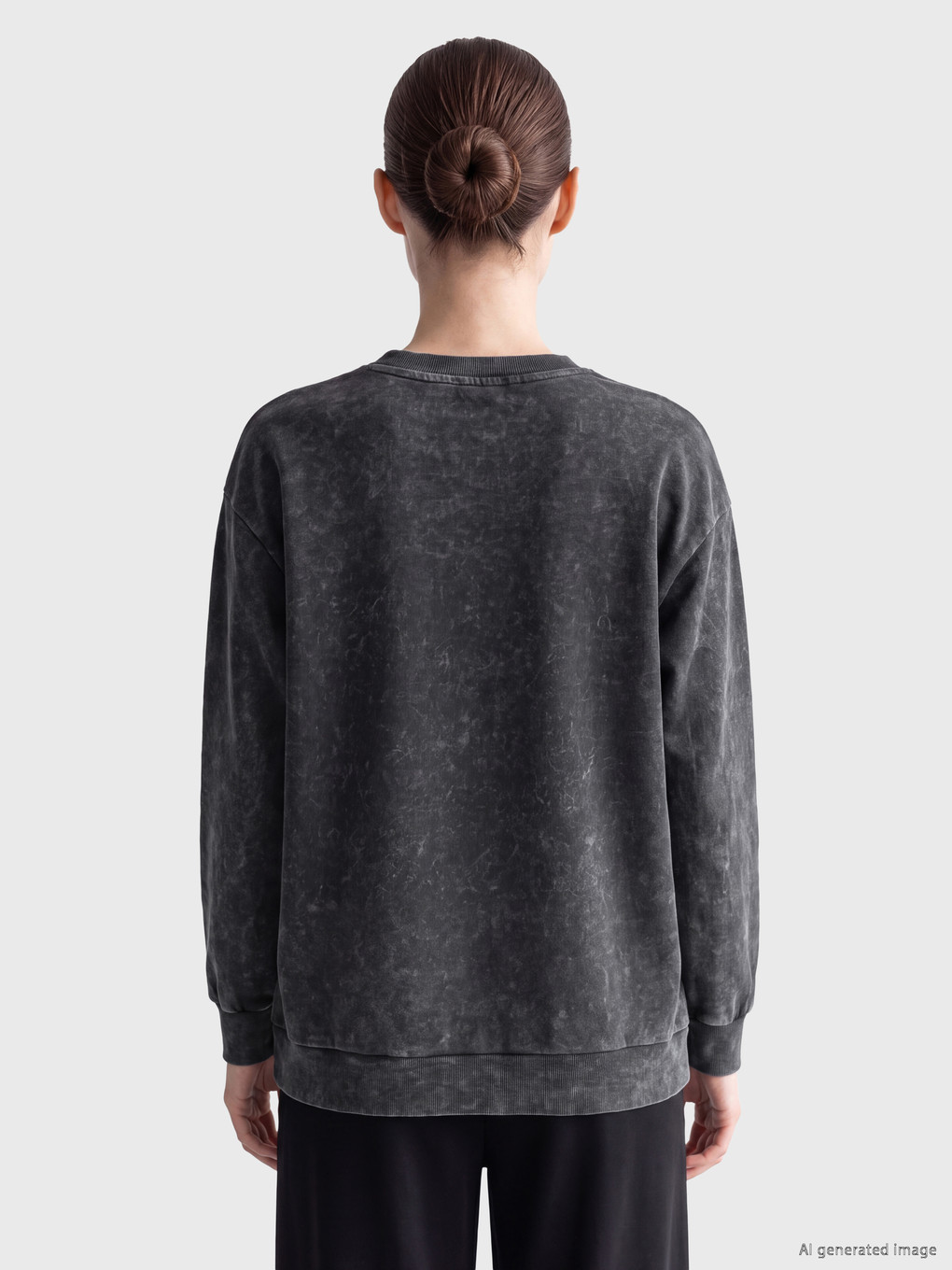 Sweatshirt Me Jakë Të Rrumbullakët E Zbukuruar Me Gurë Vezullues Për Gra-3