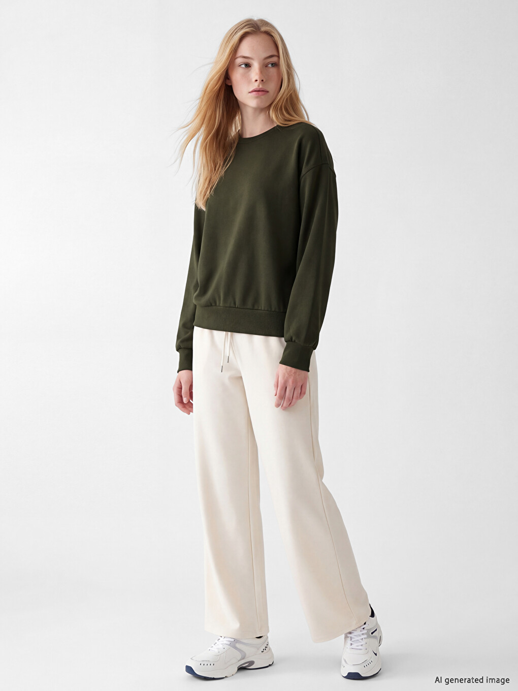 Soft Touch Oversize Women's Sweatshirt-1
