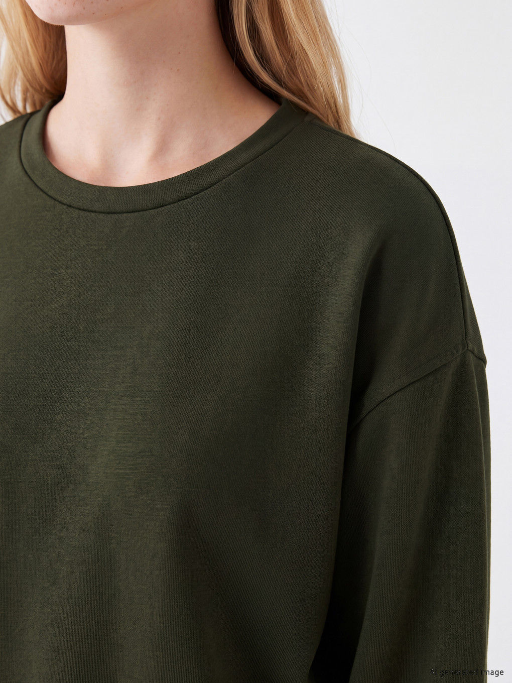 Soft Touch Oversize Women's Sweatshirt-2