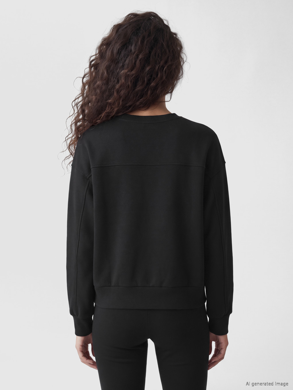 Soft Touch Oversize Women's Sweatshirt-3
