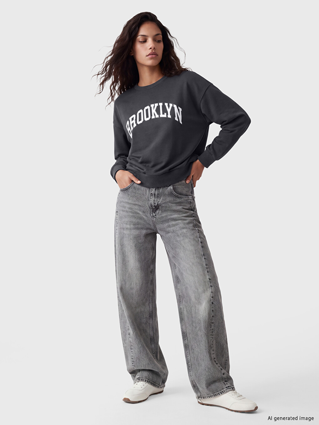 Printed Soft Touch Women's Sweatshirt-1