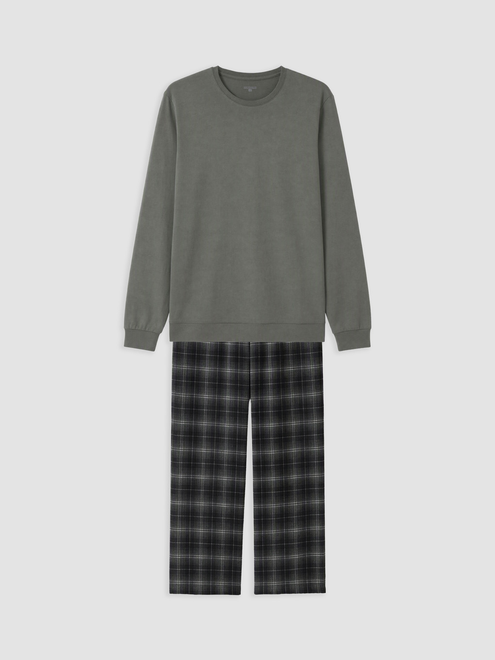 Plaid Men's Pyjamas Set