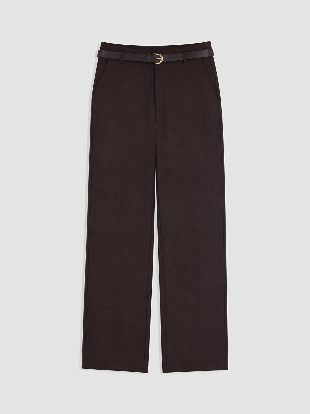 Woman Brown Trousers