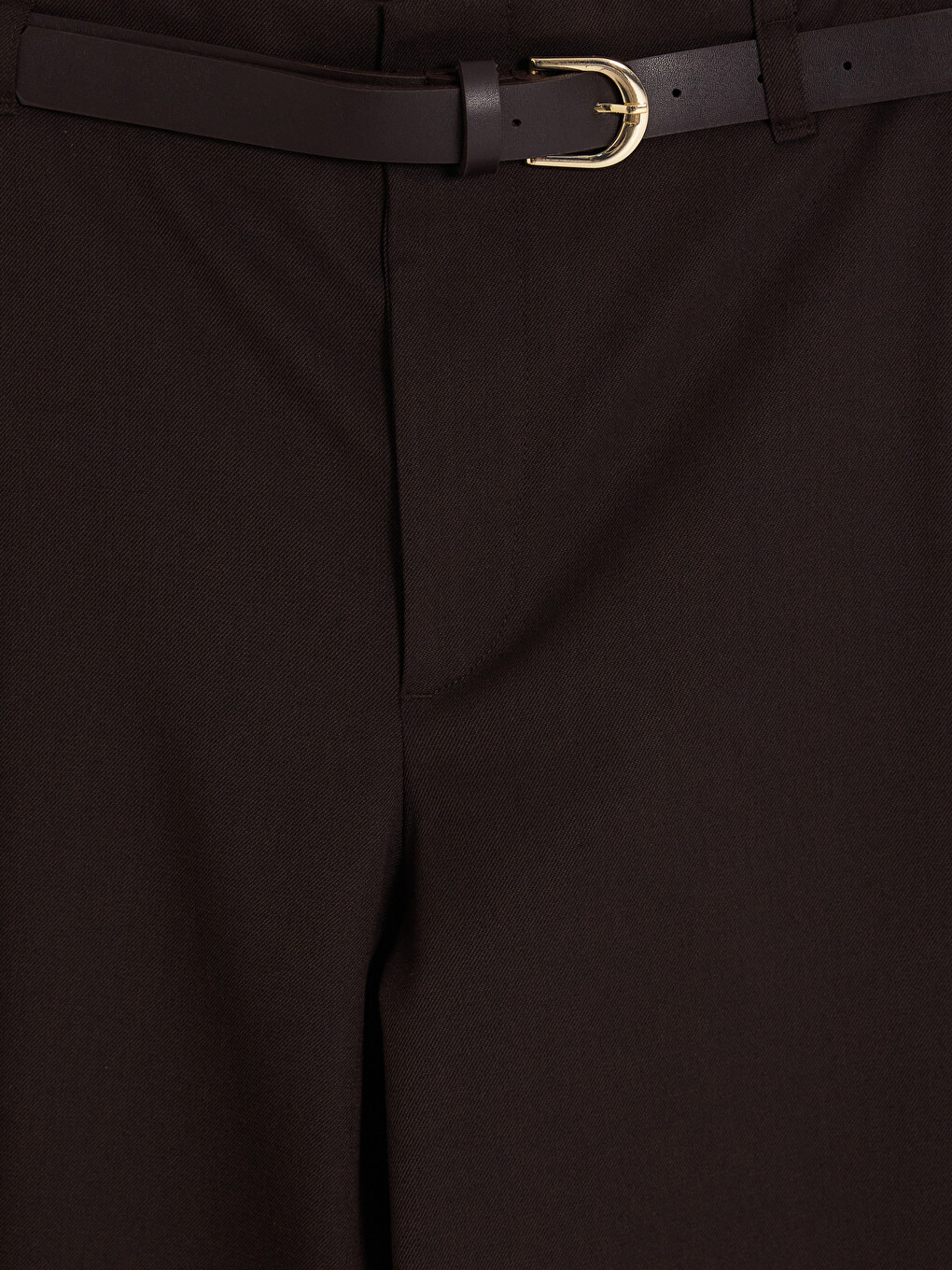 Woman Brown Trousers-1