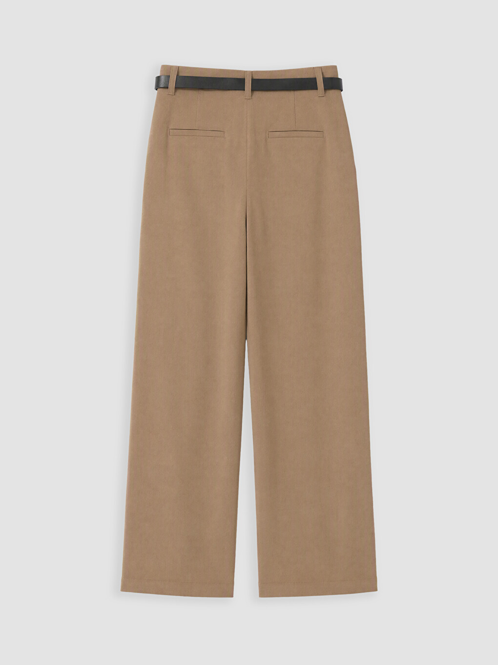 Waist Belted Women's Trousers-6