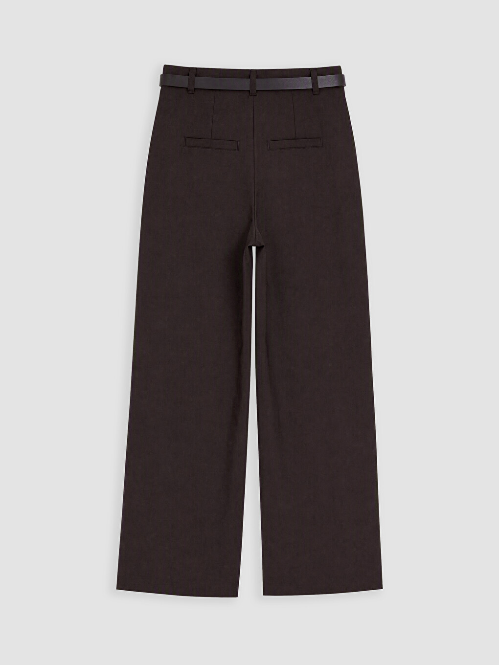 Waist Belted Women's Trousers-6