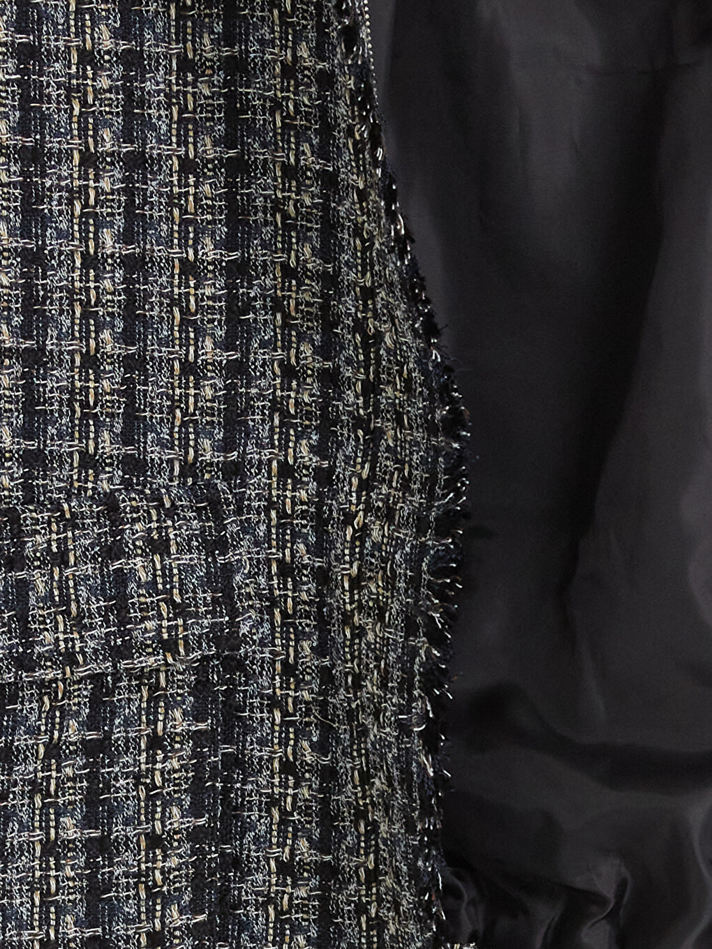 Plaid Women's Tweed Jacket-7