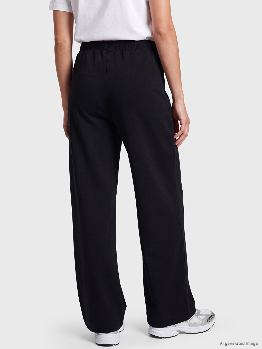 Elastic Waist Women's Sweatpants-3