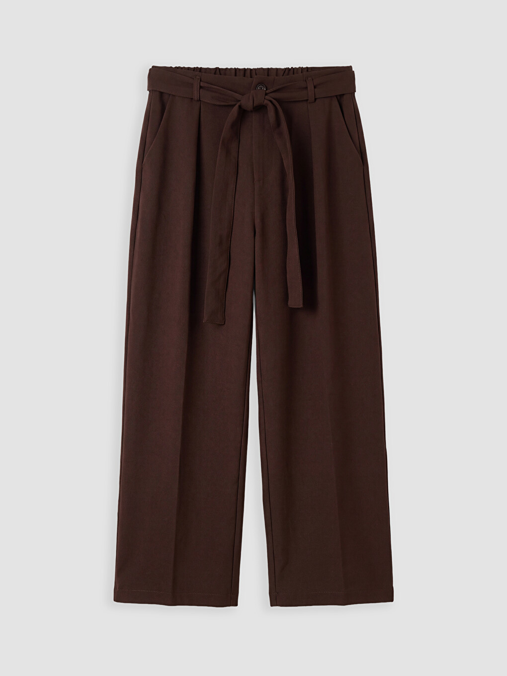 Elastic Waist Girls' Trousers